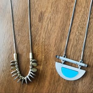 Two Madewell necklaces
